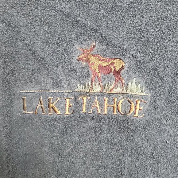 Cheyenne River Lake Tahoe Sweatshirt XL Blue Embroidered - Picture 1 of 4